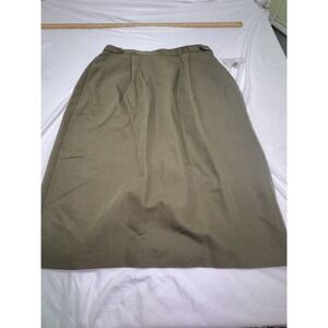 Women's Brown Skirt J.R.T Size 18 Uniform Mid Length Vintage Wool Blend